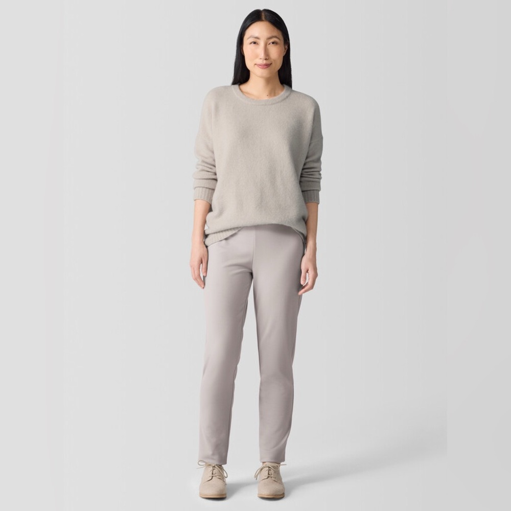 Eileen Fisher Washable Stretch Crepe Slim Ankle Pant